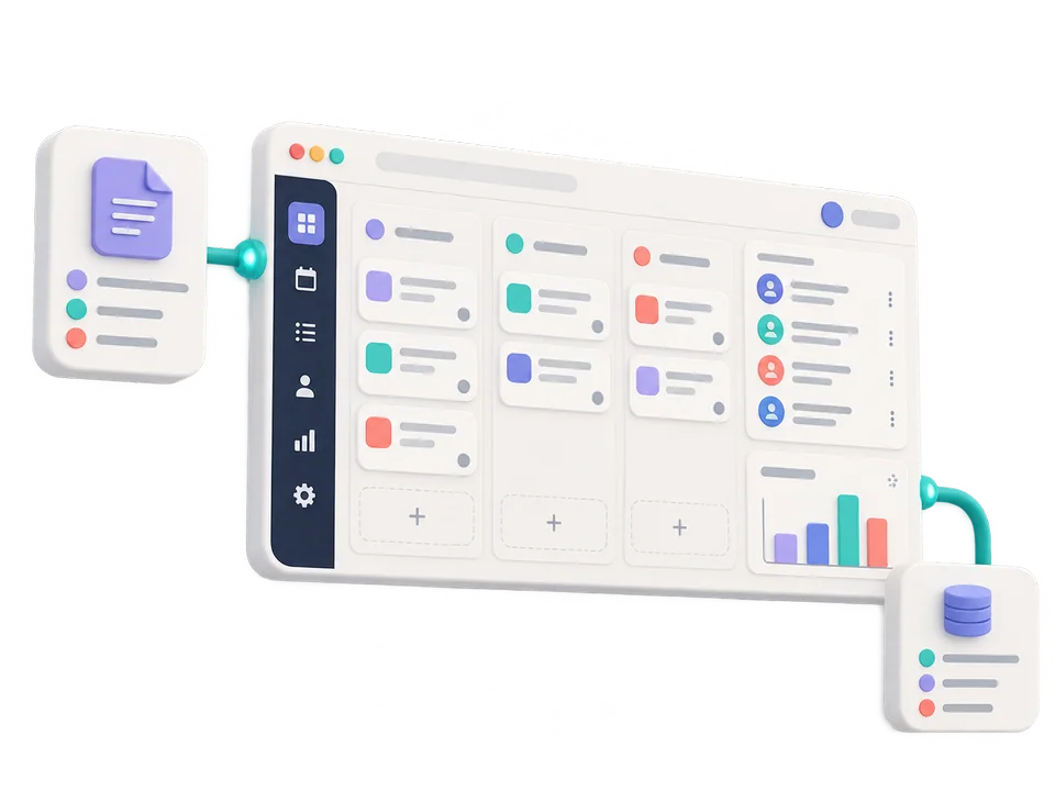 Unified management of processes, customers, and data
