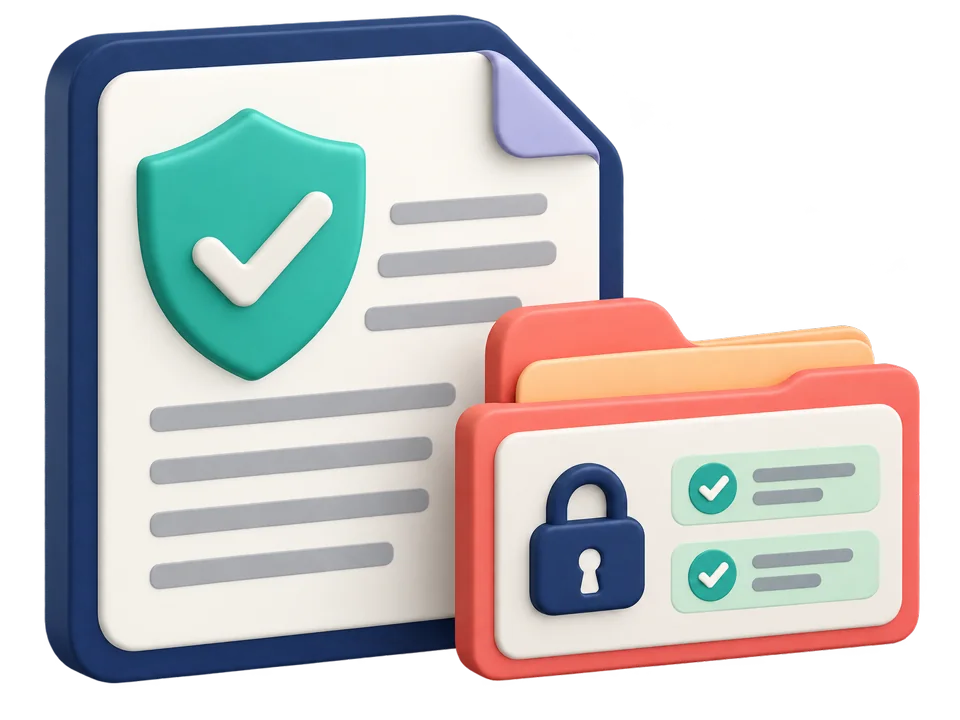 Clear engagement documents and protection of user information